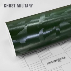 RCF06 Ghost Militaary - Katonai zöld mintás Autófólia 